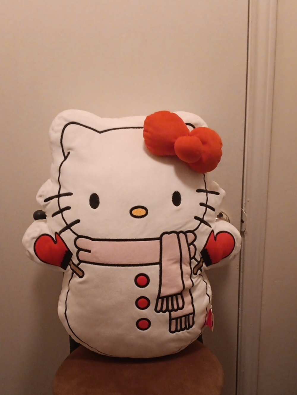 Sanrio Hello Kitty Plush Pillow. CHRISTMAS EDITIION COLLECTIBLE
